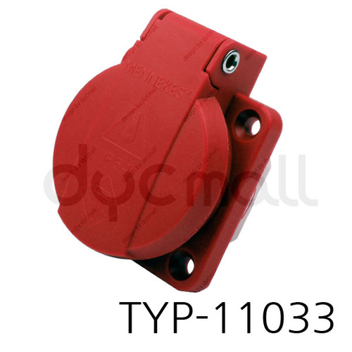 TYP 11033 메네키스[MENNEKES] 판넬소켓[IP54 230V 16A 2P+E RED]