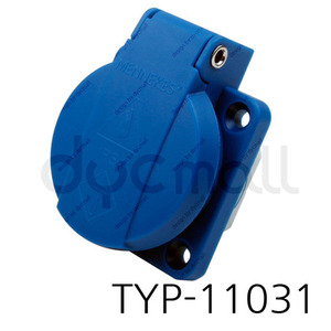 TYP 11031 메네키스[MENNEKES] 판넬소켓[IP54 230V 16A 2P+E BLUE]