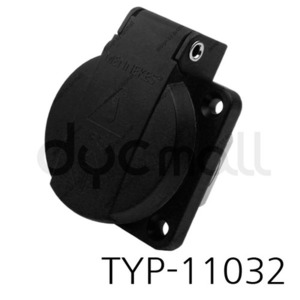 TYP 11032 메네키스[MENNEKES] 판넬소켓[IP54 230V 16A 2P+E BLACK]