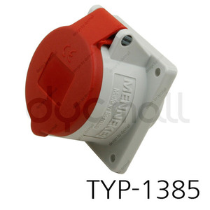 TYP 1385(직선형) 메네키스[MENNEKES] 판넬소켓[IP44 400V 16A 3P+N+E]