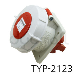 TYP 2123A(직선형) 메네키스[MENNEKES] 판넬소켓[IP67 440V 32A 3h 3P+E]